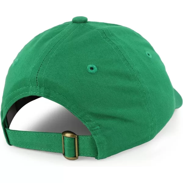 imageTrendy Apparel Shop Youth Small Fit Bio Washed Unstructured Cotton Baseball CapKelly Green