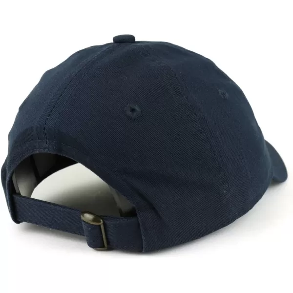 imageTrendy Apparel Shop Youth Small Fit Bio Washed Unstructured Cotton Baseball CapNavy