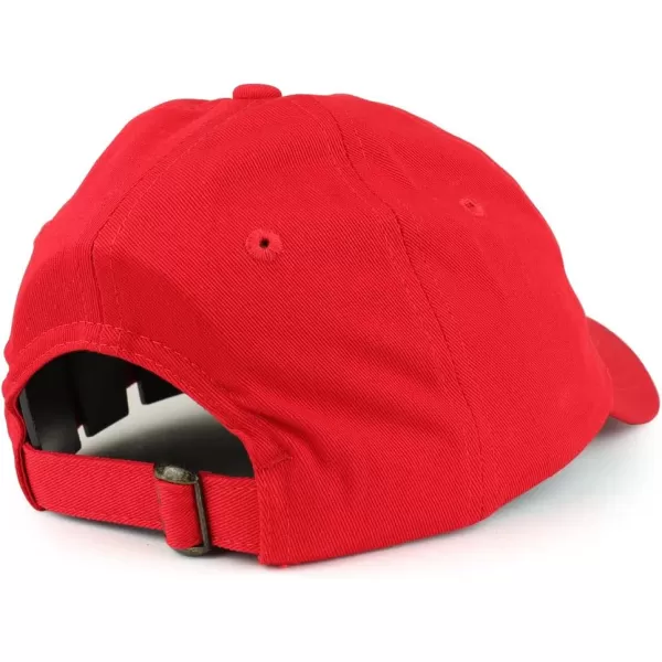 imageTrendy Apparel Shop Youth Small Fit Bio Washed Unstructured Cotton Baseball CapRed