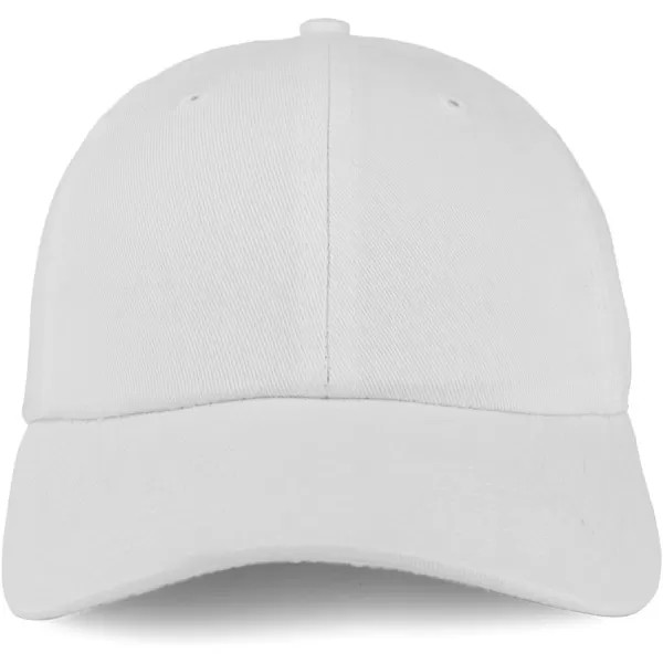 imageTrendy Apparel Shop Youth Small Fit Bio Washed Unstructured Cotton Baseball CapWhite