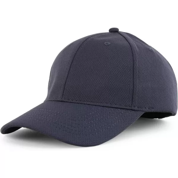 imageTrendy Apparel Shop Youth Size 6 Panel PosiCharge RacerMesh Baseball CapGraphite