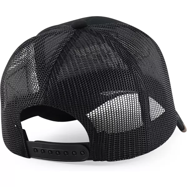 imageTrendy Apparel Shop Bull Embroidered Western Snapback Trucker CapBlack Black 2