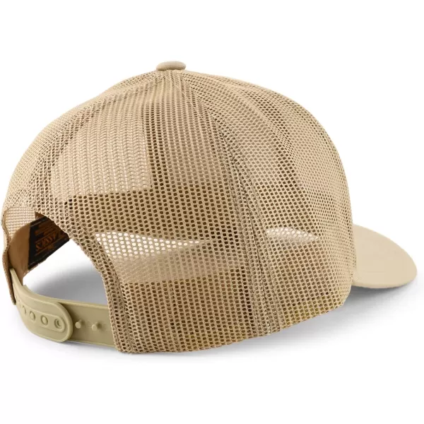 imageTrendy Apparel Shop Flexfit Brand 6 Panel Classic Trucker Mesh Snapback Baseball CapKhaki