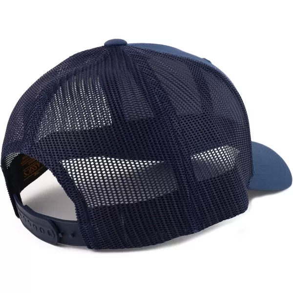 imageTrendy Apparel Shop Flexfit Brand 6 Panel Classic Trucker Mesh Snapback Baseball CapNavy