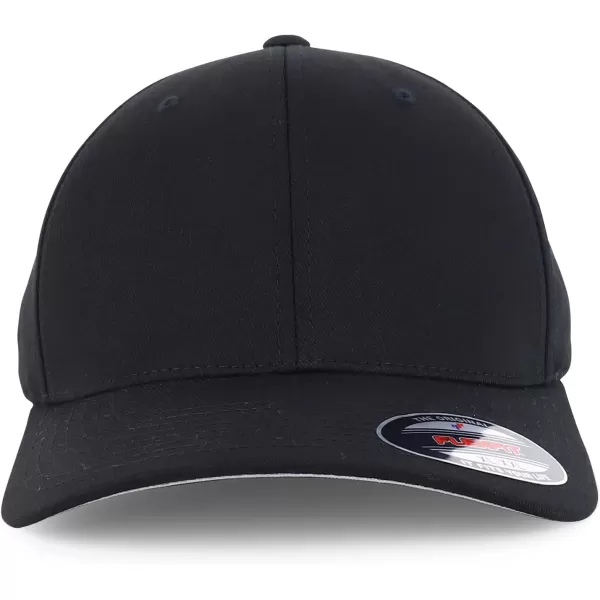 imageTrendy Apparel Shop Original Flexfit Oversized Baseball Fitted Cap  Fitted Up to 4XLBlack