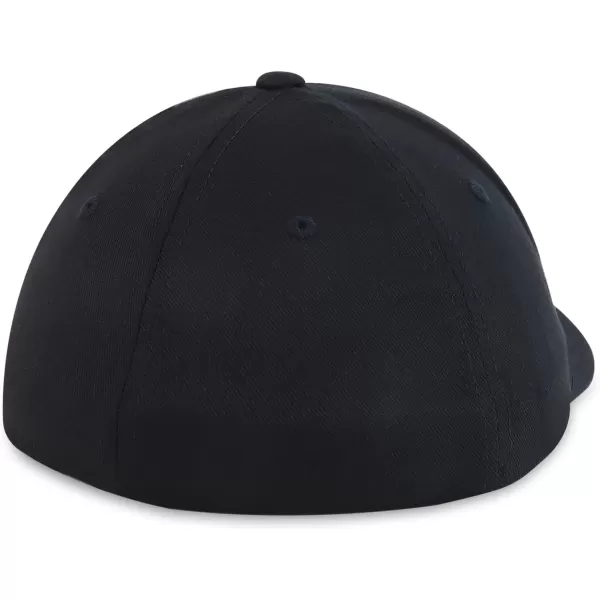 imageTrendy Apparel Shop Original Flexfit Oversized Baseball Fitted Cap  Fitted Up to 4XLBlack