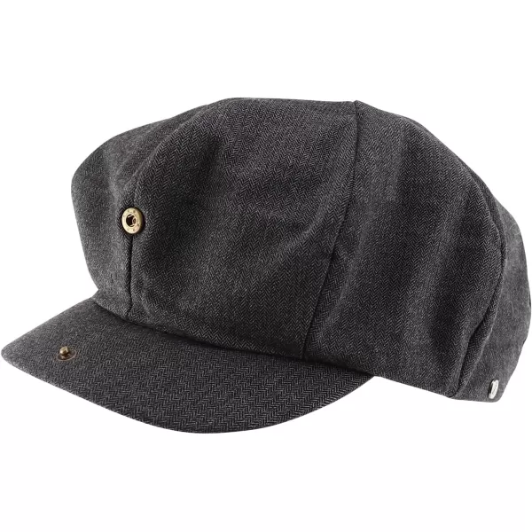 imageTrendy Apparel Shop Oversize Cotton Breathable Newsboy CapBlack