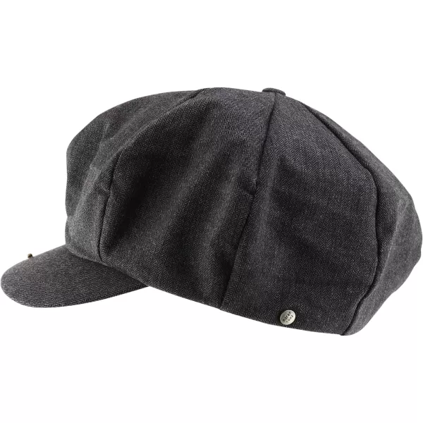 imageTrendy Apparel Shop Oversize Cotton Breathable Newsboy CapBlack