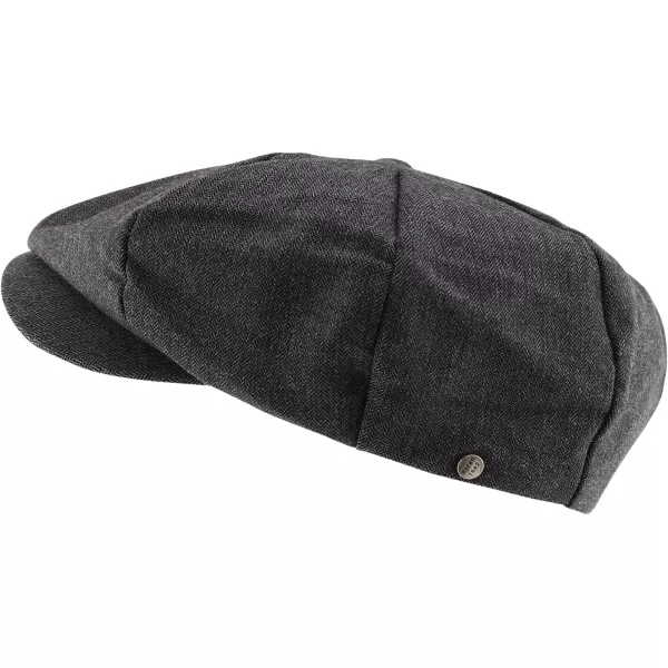 imageTrendy Apparel Shop Oversize Cotton Breathable Newsboy CapBlack