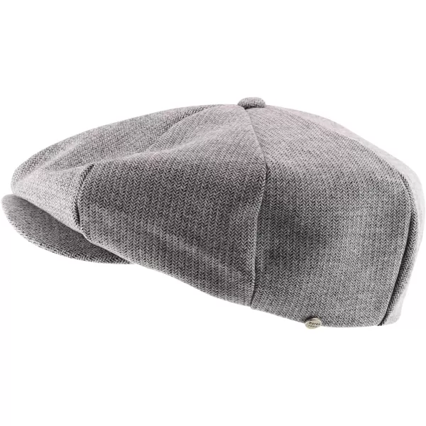 imageTrendy Apparel Shop Oversize Cotton Breathable Newsboy CapGrey