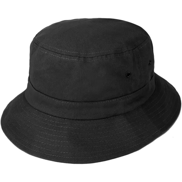 imageTrendy Apparel Shop Oversize XXL  XXXL Short Brim Outdoor Bucket HatBlack
