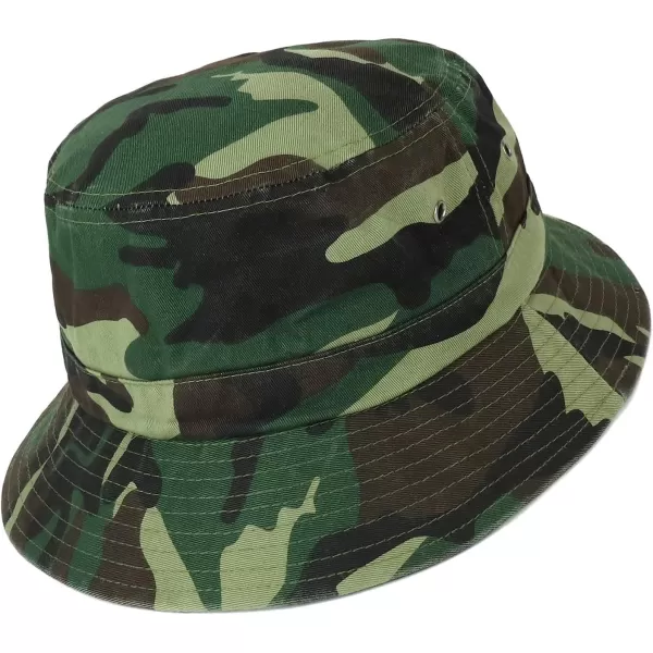 imageTrendy Apparel Shop Oversize XXL  XXXL Short Brim Outdoor Bucket HatCamo