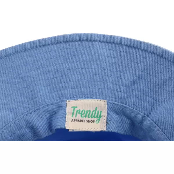 imageTrendy Apparel Shop Oversize XXL  XXXL Short Brim Outdoor Bucket HatCarolina Blue