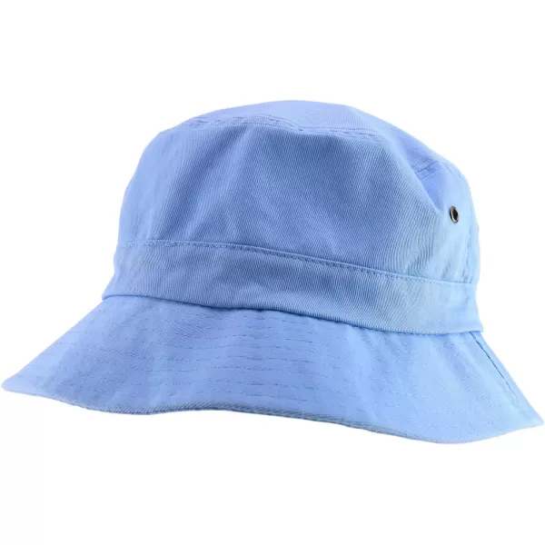 imageTrendy Apparel Shop Oversize XXL  XXXL Short Brim Outdoor Bucket HatCarolina Blue