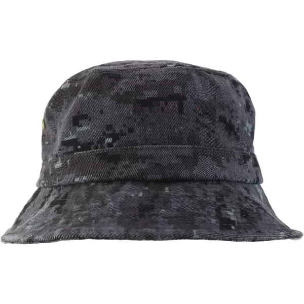 imageTrendy Apparel Shop Oversize XXL  XXXL Short Brim Outdoor Bucket HatDigital Night Camo