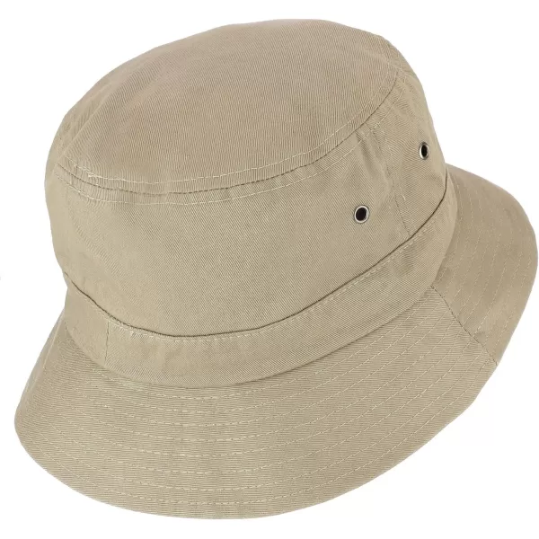 imageTrendy Apparel Shop Oversize XXL  XXXL Short Brim Outdoor Bucket HatKhaki