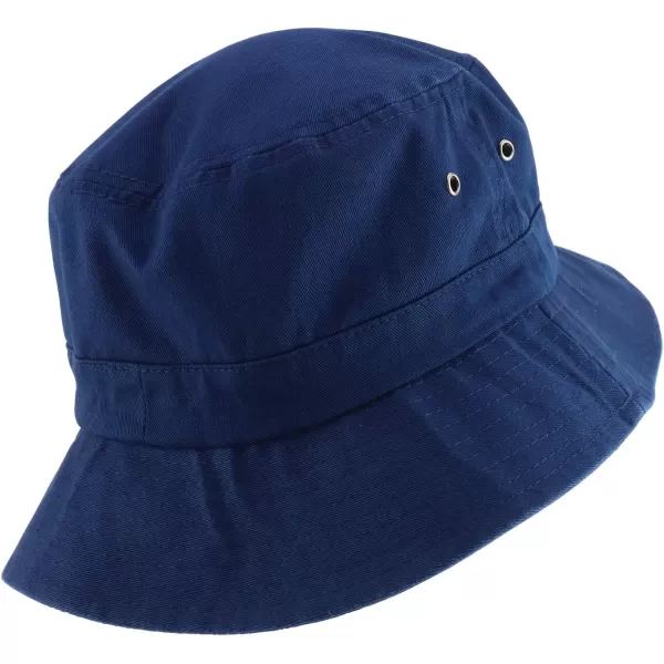 imageTrendy Apparel Shop Oversize XXL  XXXL Short Brim Outdoor Bucket HatNavy