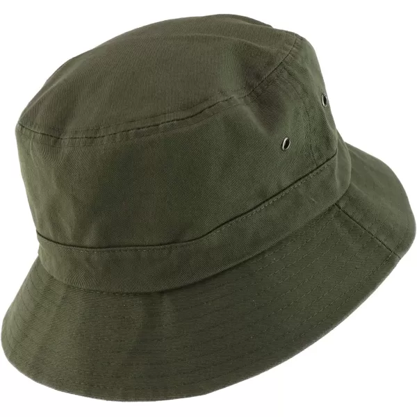imageTrendy Apparel Shop Oversize XXL  XXXL Short Brim Outdoor Bucket HatOlive