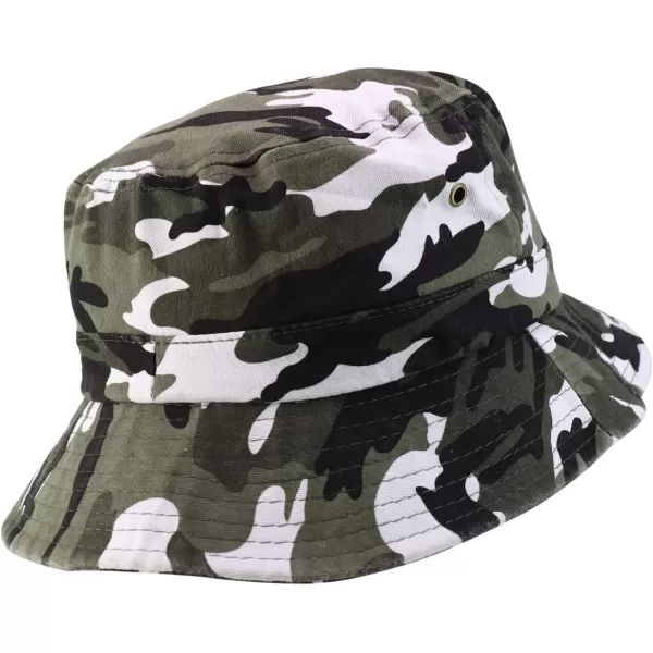 imageTrendy Apparel Shop Oversize XXL  XXXL Short Brim Outdoor Bucket HatUrban Camo