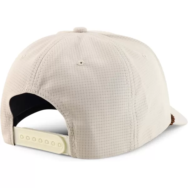 imageTrendy Apparel Shop Oversize XXL 5 Panel Ripstop Snapback Cap with Contrasting RopeBeige Brown