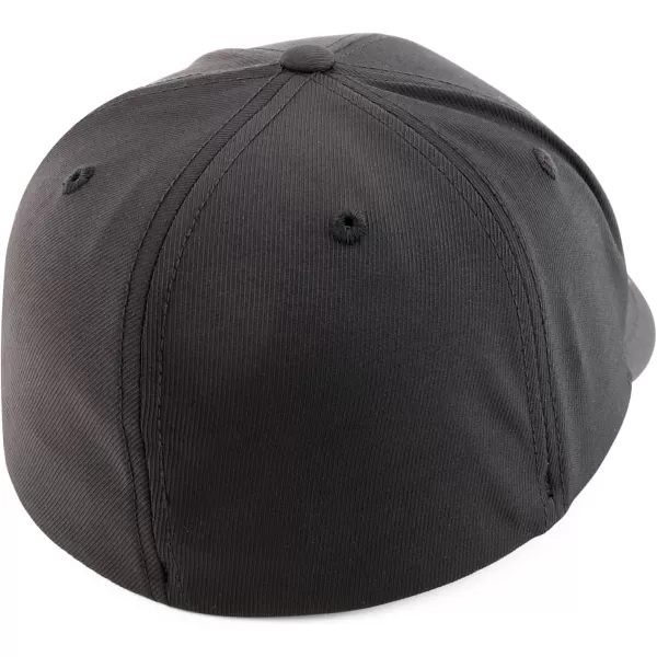 imageTrendy Apparel Shop Oversize XXL Classic Structured 6 Panel Curved Bill Stretchy Fitted Ball CapBlack