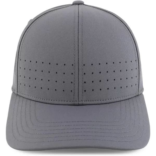 imageTrendy Apparel Shop Oversize XXL Classic Structured 6 Panel Curved Bill Stretchy Fitted Ball CapGrey
