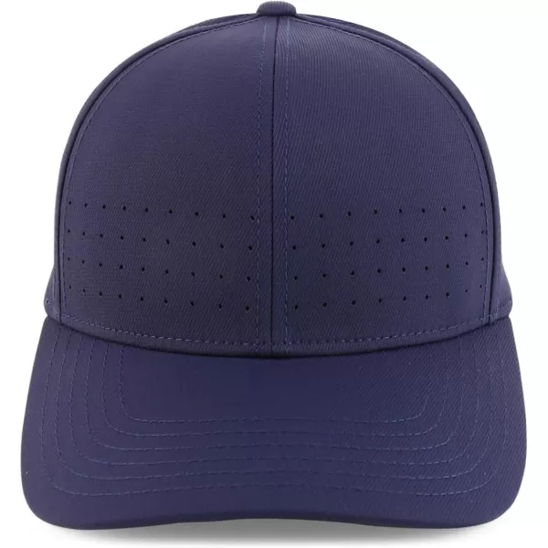 imageTrendy Apparel Shop Oversize XXL Classic Structured 6 Panel Curved Bill Stretchy Fitted Ball CapNavy