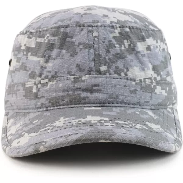 imageTrendy Apparel Shop Oversize XXL Flat Top Style Army CapAcu