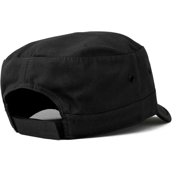 imageTrendy Apparel Shop Oversize XXL Flat Top Style Army CapBlack