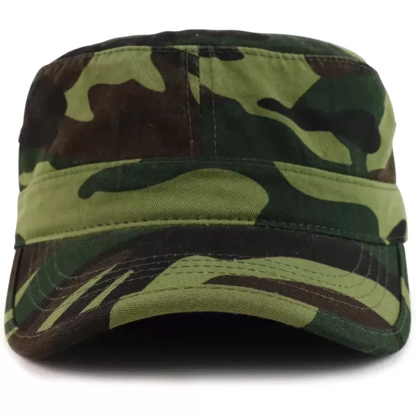 imageTrendy Apparel Shop Oversize XXL Flat Top Style Army CapCamo