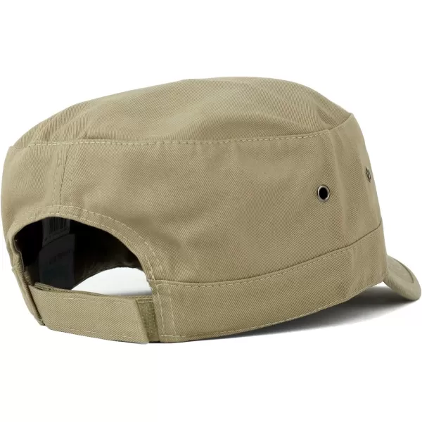 imageTrendy Apparel Shop Oversize XXL Flat Top Style Army CapKhaki
