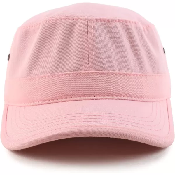 imageTrendy Apparel Shop Oversize XXL Flat Top Style Army CapLight Pink