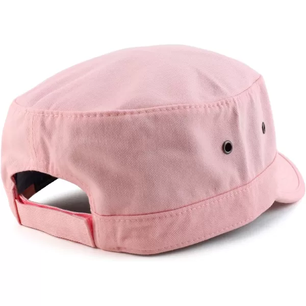 imageTrendy Apparel Shop Oversize XXL Flat Top Style Army CapLight Pink