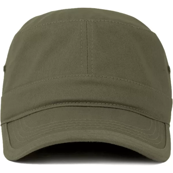imageTrendy Apparel Shop Oversize XXL Flat Top Style Army CapOlive