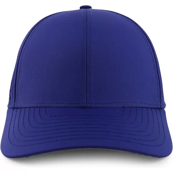 imageTrendy Apparel Shop Oversize XXL Laser Cut Holes Back Performance Snapback Ball CapNavy