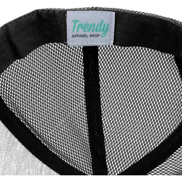 imageTrendy Apparel Shop Oversize XXL Structured Trucker Mesh Baseball CapBlack