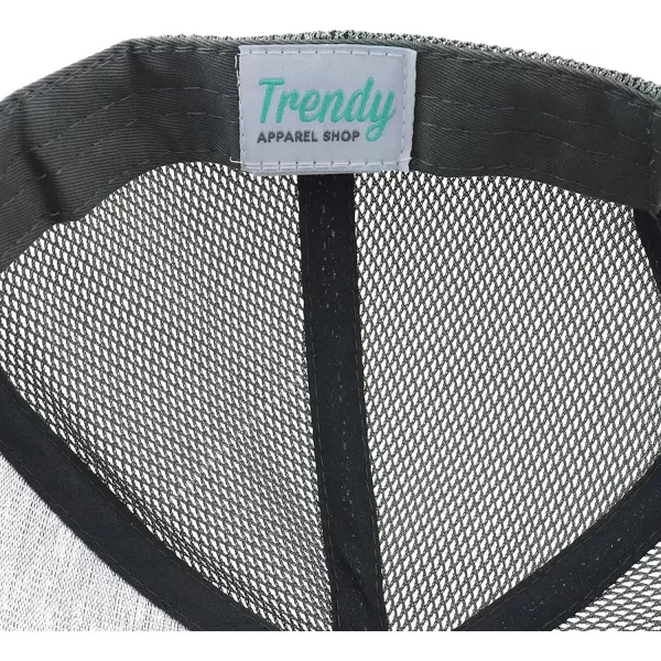 imageTrendy Apparel Shop Oversize XXL Structured Trucker Mesh Baseball CapDark Grey