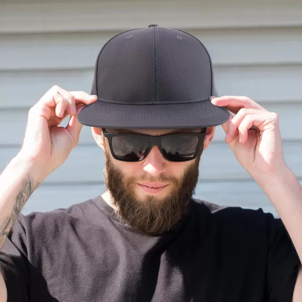 imageTrendy Apparel Shop Oversized XXL Plain Pigment Dyed Flatbill Snapback CapBurgundy