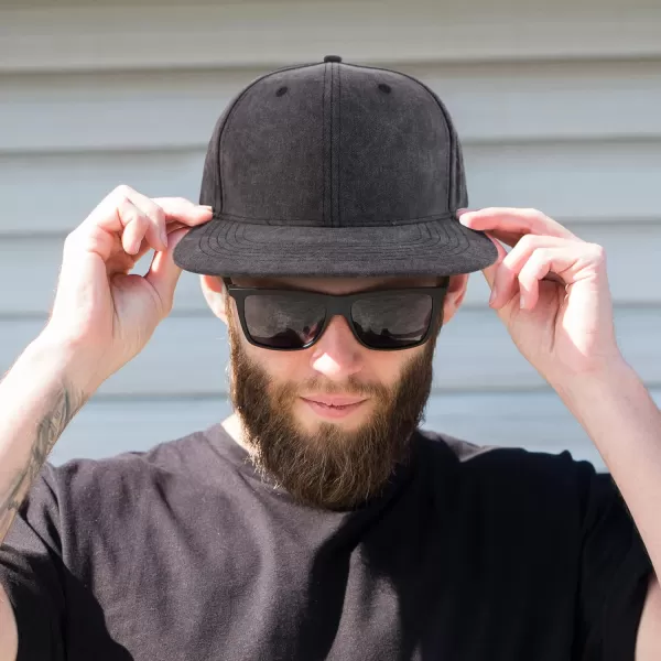 imageTrendy Apparel Shop Oversized XXL Plain Pigment Dyed Flatbill Snapback CapKhaki