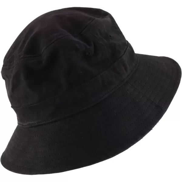 imageTrendy Apparel Shop XXL  XXXL Oversize Pigment Dyed Cotton Bucket HatBlack