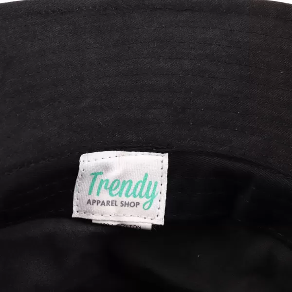 imageTrendy Apparel Shop XXL  XXXL Oversize Pigment Dyed Cotton Bucket HatBlack