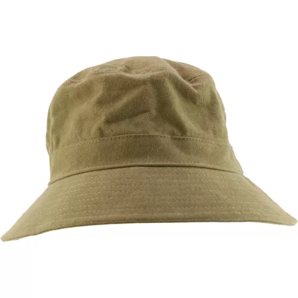 imageTrendy Apparel Shop XXL  XXXL Oversize Pigment Dyed Cotton Bucket HatKhaki