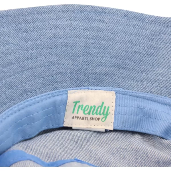imageTrendy Apparel Shop XXL  XXXL Oversize Pigment Dyed Cotton Bucket HatLight Denim