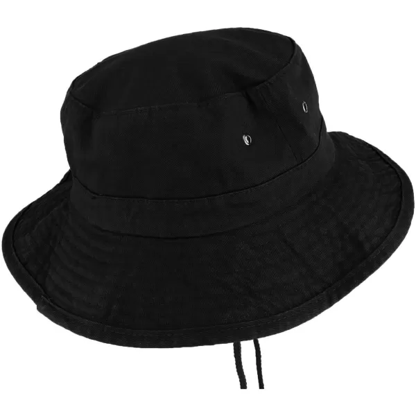 imageTrendy Apparel Shop XXL Oversize Large Brim 100 Cotton Outdoor Boonie HatBlack