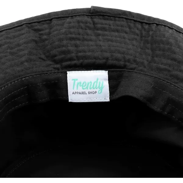 imageTrendy Apparel Shop XXL Oversize Large Brim 100 Cotton Outdoor Boonie HatBlack