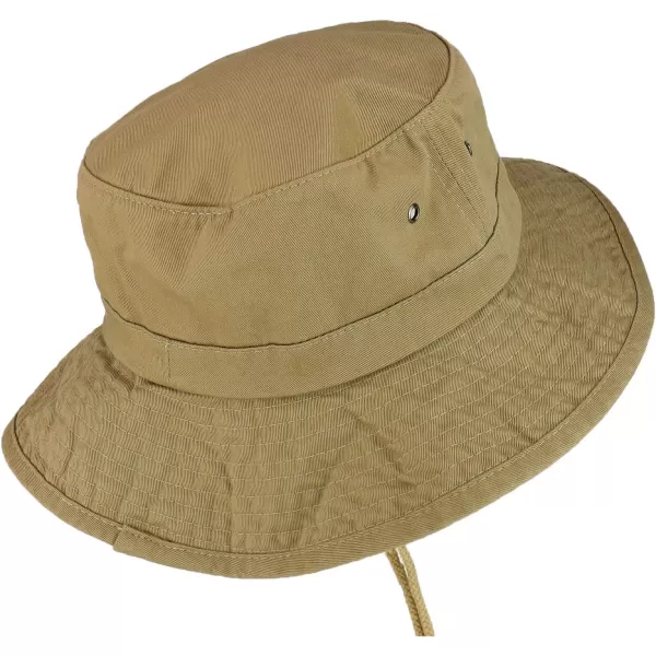 imageTrendy Apparel Shop XXL Oversize Large Brim 100 Cotton Outdoor Boonie HatKhaki