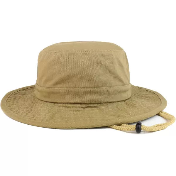 imageTrendy Apparel Shop XXL Oversize Large Brim 100 Cotton Outdoor Boonie HatKhaki