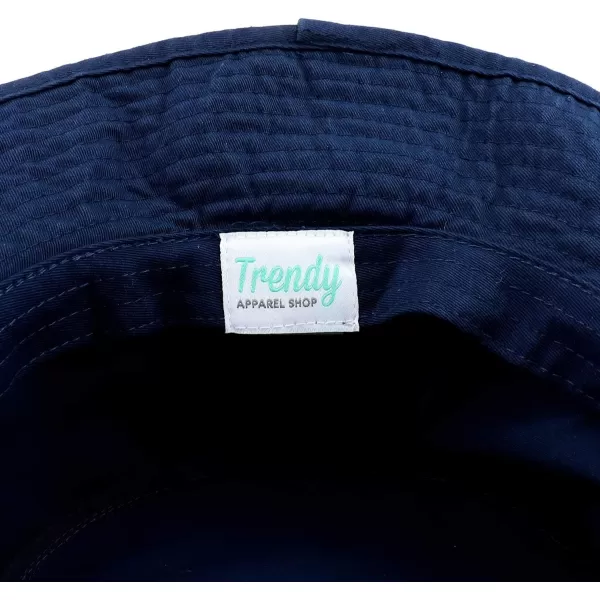 imageTrendy Apparel Shop XXL Oversize Large Brim 100 Cotton Outdoor Boonie HatNavy