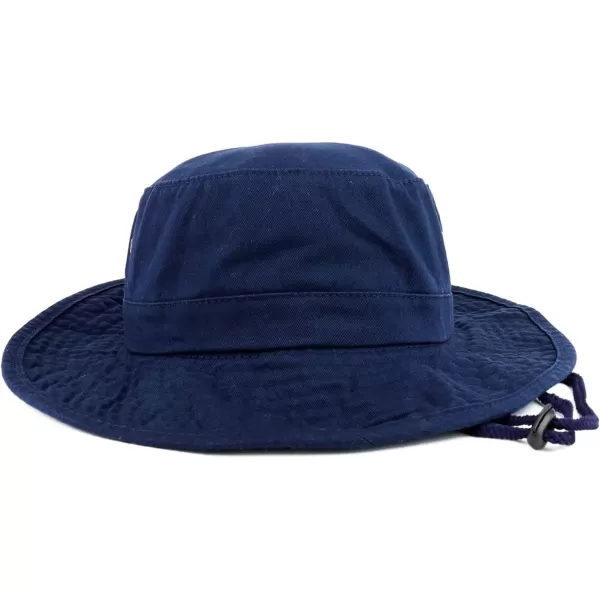 imageTrendy Apparel Shop XXL Oversize Large Brim 100 Cotton Outdoor Boonie HatNavy