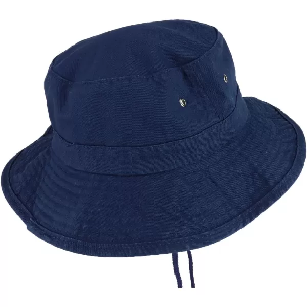 imageTrendy Apparel Shop XXL Oversize Large Brim 100 Cotton Outdoor Boonie HatNavy